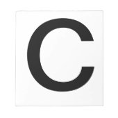 Gebruik uw Afbeelding of Logo Notitieblok (Voorkant)