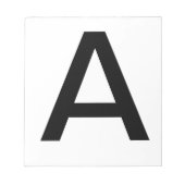 Gebruik uw Afbeelding of Logo Notitieblok (Voorkant)