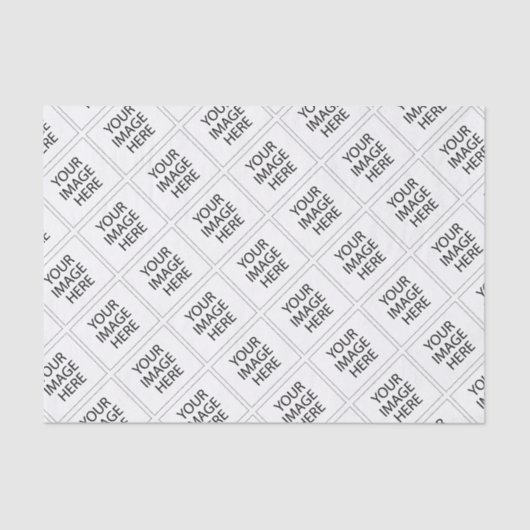 Gebruik uw Afbeelding of Logo Tissuepapier (Voorkant)