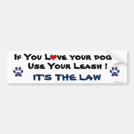 Gebruik uw Bumpersticker