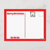 Gebruik uw foto kerstmis briefkaart (Achterkant)