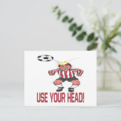 Gebruik uw hoofd briefkaart (Staand voorkant)