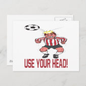 Gebruik uw hoofd briefkaart (Voorkant / Achterkant)