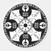 Gebruik uw hoofd ronde sticker (Voorkant)