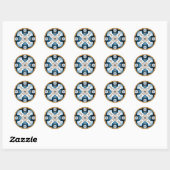 Gebruik uw hoofd ronde sticker (Vel)
