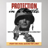 Gebruik uw Insect Repellent zoals geleid! — WW2 Poster (Voorkant)