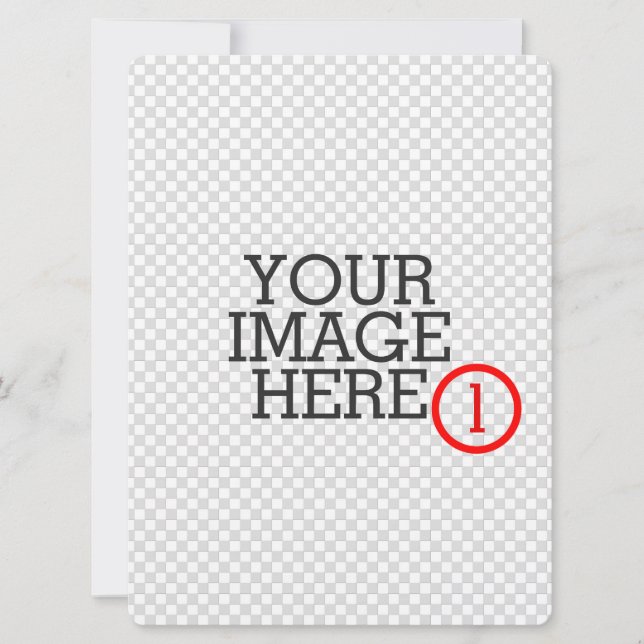 Gebruik uw twee afbeeldingen in één eenvoudige sta (Voorkant)