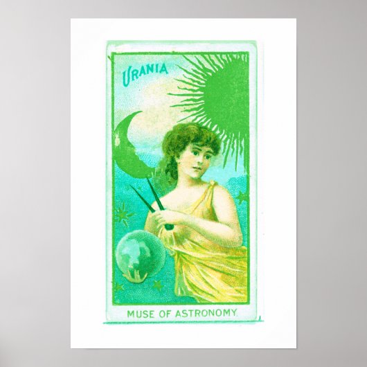 Gebruik van Astronomie, Urania, Posters afdrukken (Voorkant)