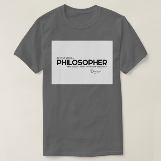 gebruik van filosofische diogenen t-shirt (Design voorkant)