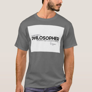 gebruik van filosofische diogenen t-shirt
