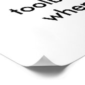 Gebruik van Handgereedschap 002 Poster (Hoek)