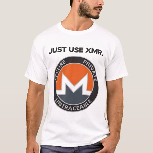 Gebruik XMR (Monero) T-shirt (Voorkant)