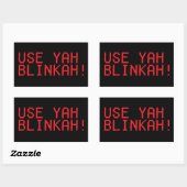 GEBRUIK YAH BLINKAH! sticker (Vel)