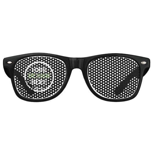 gebruikelijk, uniek, strak en minimalistischFeest Retro Zonnebril (Voorkant)