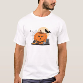 Gebruikelijke halloween verdachte t-shirt