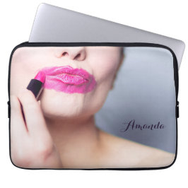 Gebruikelijke lipstick, laptophoezen met speciale  laptop sleeve