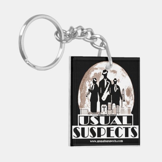 Gebruikelijke verdenkingen Sleutelhanger op de zan (Voorkant Links)