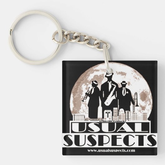 Gebruikelijke verdenkingen Sleutelhanger op de zan (Voorkant)