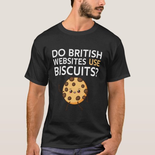 Gebruiken Britse websites biscuits T-shirt (Voorkant)