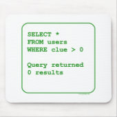 Gebruikers zonder clusters muismat (Voorkant)