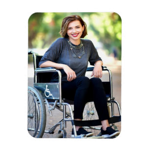 Gebruikersfoto aanpassen voor gehandicapten person magneet