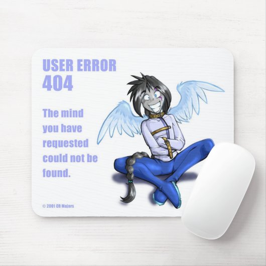 Gebruikersfout 404 Mousepad Muismat (Met muis)