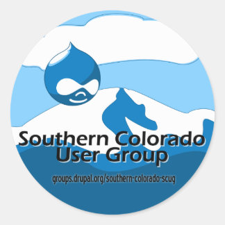 Gebruikersgroep Zuid-Colorado Ronde Sticker