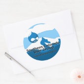 Gebruikersgroep Zuid-Colorado Ronde Sticker (Envelop)