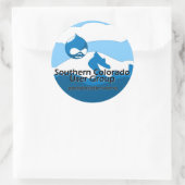 Gebruikersgroep Zuid-Colorado Ronde Sticker (Tas)