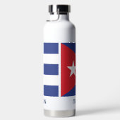 Gebruikersnaam Cuba vlag Waterfles (Rechts)
