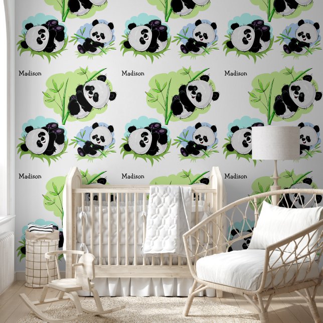 Gebruikersnaam Cute Panda Behang (Kinderen)