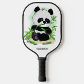 Gebruikersnaam Cute Panda Pickleball Paddle (Voorkant)