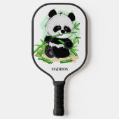 Gebruikersnaam Cute Panda Pickleball Paddle (Achterkant)