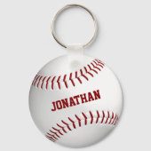 Gebruikersnaam honkbal van jongen sleutelhanger (Voorkant)