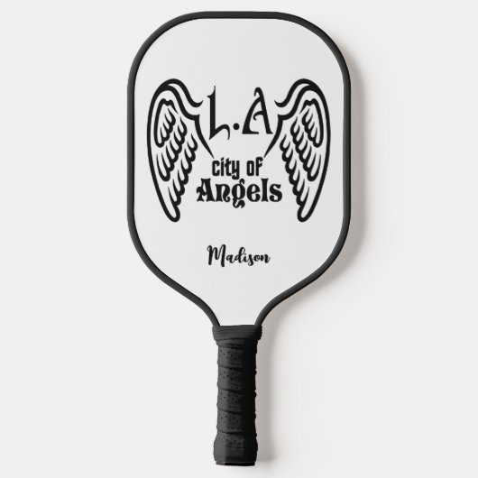 Gebruikersnaam L.A. Wings Pickleball Paddle (Achterkant)
