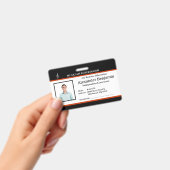 Gebruikersnaam Logo werknemer Badge (Handheld)