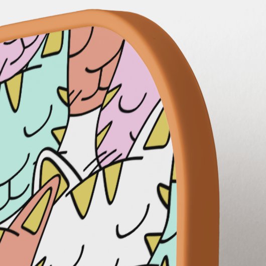 Gebruikersnaam Slapy Cats Pattern Pickleball Paddle (Links Detail)