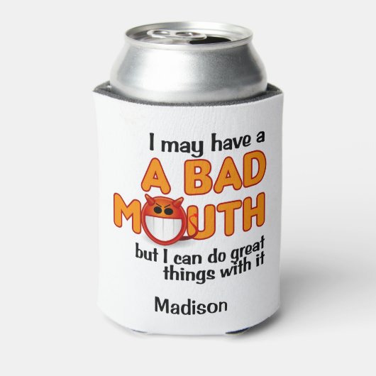 Gebruikersnaam Slechte mond Blikjeskoeler (Blikje Achterkant)