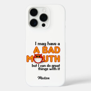 Gebruikersnaam Slechte mond iPhone 16 Pro Hoesje