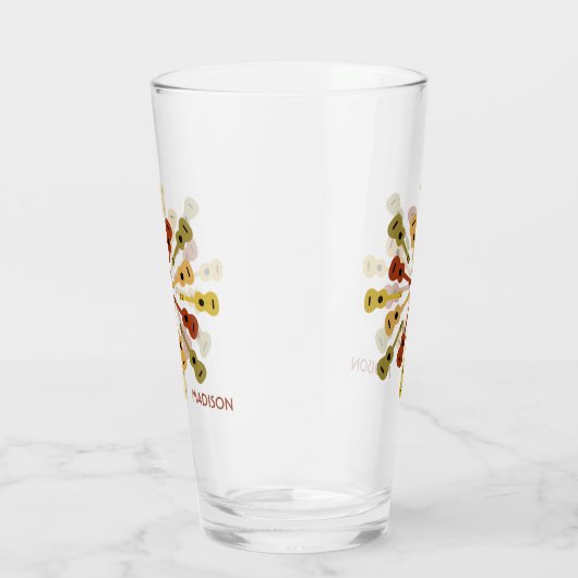 Gebruikersnaam UKULELE Glas (Rechts)