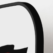 Gebruikersnaam voor Duitse bier Pickleball Paddle (Links Detail)