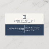 Gebruikersvenster Reinigingsservice Professional L Visitekaartje (Achterkant)