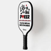 Gebruiksbenaming zoals Poker Pickleball Paddle (Links)