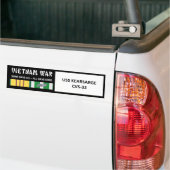 GEBRUIKSENSARGE VIETNAM WAR VETERAN BUMPERSTICKER (Op Truck)
