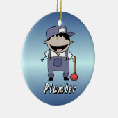 Gebruiksklare gebruiksklare plug keramisch ornament (Rechts)