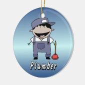 Gebruiksklare gebruiksklare plug keramisch ornament (Links)