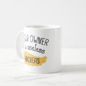 Gebruiksloze pancreas koffiemok (Voorkant links)