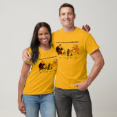 Gebruiksloze superhelden op kleur t-shirt (Unisex)