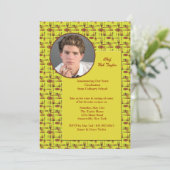 Gebruiksvoorwerpen Foto Culinaire School Afstudere Kaart (Staand voorkant)