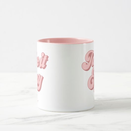 , gebruiksvriendelijke Mok in retro-stijl (Midden)